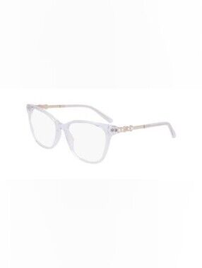 Bebe 5227 Clear Frame Women's Fashion Glasses with Silver Accents